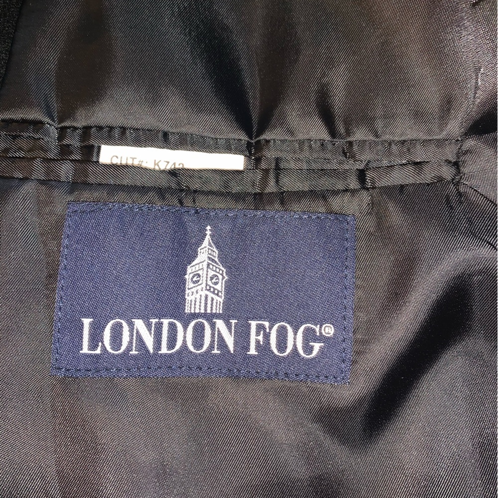 London Fog Vintage Wool Double breasted Men’s long Coat 38S - Picture 7 of 15